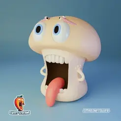 munch_04_mrm_vid.gif STL file Munch's Mushroom — Sweet Screams in Your Kitchen・3D printable design to download