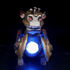 gif_monkey.gif Fichier 3D Bombe du singe des arcanes・Modèle imprimable en 3D à télécharger