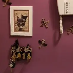 10.4.gif Harry Potter wall key holder Alohomora