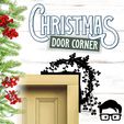 034a.gif 🎅 Christmas door corner (santa, decoration, decorative, home, wall decoration, winter) - by AM-MEDIA