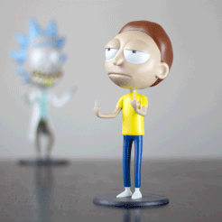 Morty.gif STL-Datei Morty from "Rick and Morty" kostenlos・3D-druckbares Objekt zum herunterladen, dukedoks
