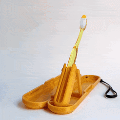 aero-1.gif 3D file aero toothbrush case・3D printable model to download