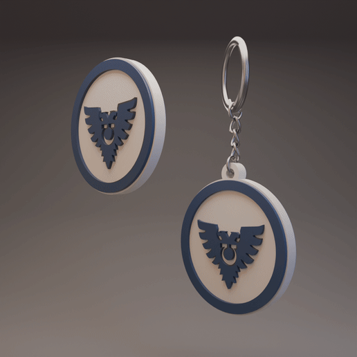 Aquiloan Brotherhood - Keychain and Coin/Badge