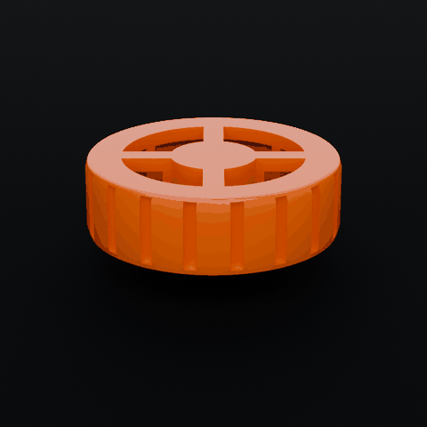 Handwheel for Round shaft 5/16 in (7.9375 mm) - 4 sizes 30/36/44/54 mm, no supports