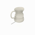milkpotfin_gif.gif STL-Datei professional vase cup milkpot jug vessel v14 for 3d print and cnc・3D-druckbare Vorlage zum herunterladen