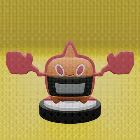 🐉 Pokemon No. 479 Rotom Pack・Archivo STL para Impresión 3D・Cults