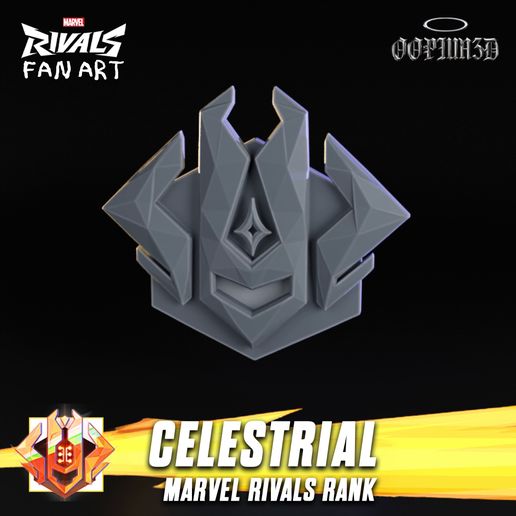 🎨 All 9 Marvel Rivals Rank Emblems Bundle – STL 3D Printable (Fan Art ...