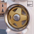 0-borbet_anim.gif STL-Datei Borbet style Wheel and Tires for diecast and RC model 1/43 1/24 1/18 1/64・Modell zum Herunterladen und 3D-Drucken
