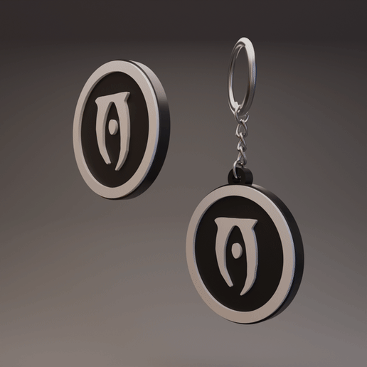 Oblivion - The Elder Scrolls - Keychain and Coin/Badge