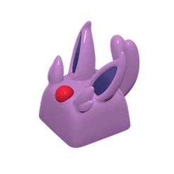 espeon_keycap_gif.gif Free STL file Espeon Pokemon Keycap - Mechanical Keyboard - Eeveelutions・Object to download and to 3D print, HIKO3D