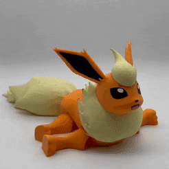 IMG_0832.gif Download STL file 136- Pyroli / Flareon articulated • 3D printable model, Entroisdimenions