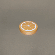 GIF-240516_235340.gif COASTER - CITRUS (3MF AND OBJ FILE)