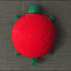 Turtle hook - small.gif Archivo STL Gancho de tortuga・Modelo de impresora 3D para descargar
