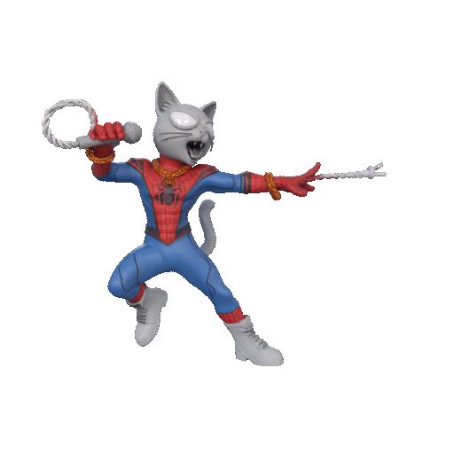 Spider-Cat-Rockstar-Web-Slinging-Superstar-3D-Print-Model-1.gif Spider Cat Rockstar Web-Slinging Superstar 3D Print Model
