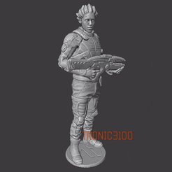 Liam-costa.gif STL file Mass Effect Andromeda Liam Kosta Statue・3D printer model to download