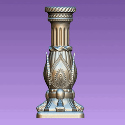 ZY prea pee oo Oae as Download STL file Indian Pillar, column • 3D printing object, morganspear3D