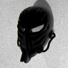 Vídeo-sin-título-3.gif Archivo STL Máscara Facial Punk, Máscara De Disfraz Genial, Máscara Táctica・Plan de impresión en 3D para descargar
