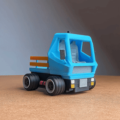 1.gif STL file Sports Tuning Truck・3D printable model to download