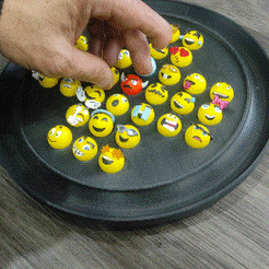 4.gif STL file Solitaire game "Emojis", "smile Solitaire game "Emojis", "smile".・3D print design to download