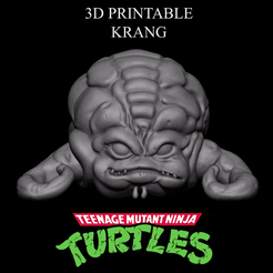 KRANG-GIF.gif STL file 3D PRINTABLE KRANG 80s CARTOON NINJA TURTLES TMNT・3D printable model to download, Ratboy3D
