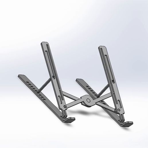 💻 FOLDABLE LAPTOP SUPPORT BASE・ STL File for 3D printing・Cults