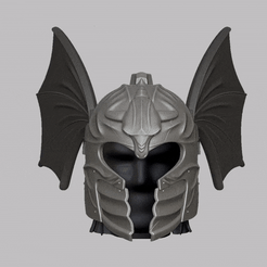 casco1.gif STL file Dragon helmet fanart・3D print design to download, MrNakamura77