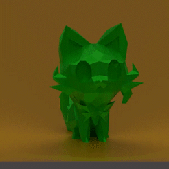 0001-0627___AdobeCreativeCloudExpress.gif Download STL file Sprigatito Low Poly • Object to 3D print, madDoctor