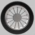 ezgif.com-gif-maker-44.gif BRW 890 WHEEL AND STRETCHED TIRE FOR 1/24 SCALE AUTO