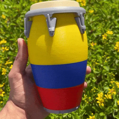 ColombiaDrumVideo-Cover.gif Alcancía Tambor Conga Colombia