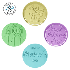 ezgif.com-gif-maker-1.gif STL file Mother's Day Collection Set - Stamps - Cookie Cutter - Fondant - Polymer Clay・3D printer model to download, Cambeiro