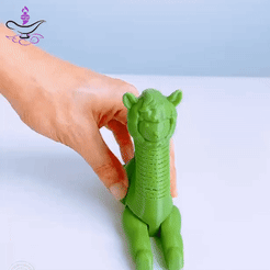 ezgif.com-gif-maker-2.gif STL file Stretchable Alpaca・3D print object to download