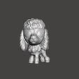 GIF.gif FIGURE OF FUNNY DOG TOY POODLE ANIMAL PET DOG .STL .OBJ