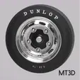 1111.gif Porsche/VW 16'' wheel with brake drum and Dunlop Tire