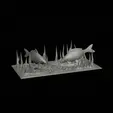 carp-scenery-45cm-2.gif two carp scenery in underwather for 3d print detailed texture