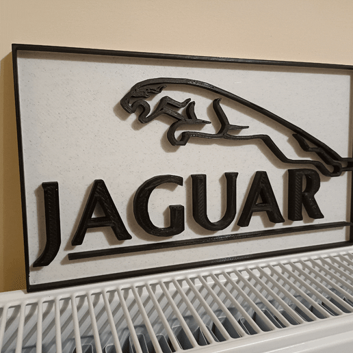 Sans-titre.gif STL-Datei Jaguar-Logo・Design für 3D-Drucker zum herunterladen, Bricoloup3d