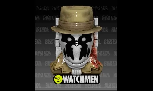 🗿 Watchmen Rorschach・ STL File for 3D printing・Cults