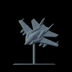 ZBrush-Movie.gif Archivo OBJ Avión de combate・Design para impresora 3D para descargar, Darius_Shem