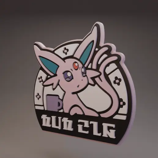 Espeon - Pokemon - Coaster and Display Piece