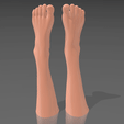 01.gif Файл STL Ноги на воде・Дизайн 3D принтера для загрузки