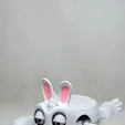 001.gif bunny  cup holder  (No Supports needed)