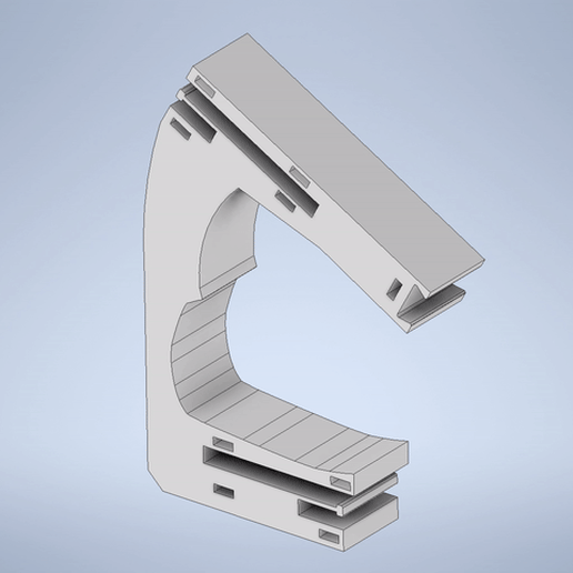 PC_Assembly.gif 3D-Datei PRO Controller Mount for Nintendo Switch using unique locking mechanism・3D-Druck-Idee zum Herunterladen, Replicrafts