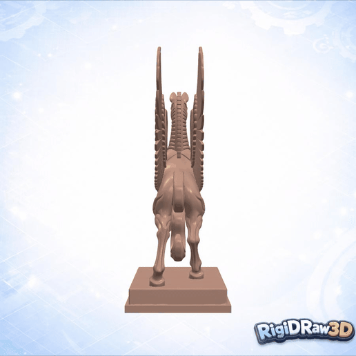 Majestic Winged Pegasus Stone Statue – RDW3D-OL5T4