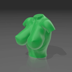 01.gif STL file She Hulk bust・3D print design to download