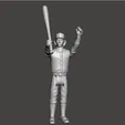 GIF.gif figure of the movie the warriors baseball fury articulated fury style kenner the furies baseball player 3.75 stl.