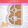 Letter_B~5.5in.gif Letter B Cookie Cutter 5.5in / 14cm