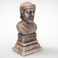 cyrusgif_12fps.gif Fichier STL Le roi Cyrus le Grand・Objet imprimable en 3D à télécharger, sepiscope