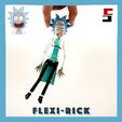 flexi-rick-and-morty-1.gif STL-Datei RICK UND MORTY FLEXI RICK ARTIKULIERT KEINE STÜTZEN・3D-Druckvorlage zum Herunterladen