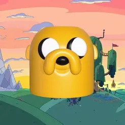 JakeFinalConFondo.gif Jake Adventure Time Pencil Holder