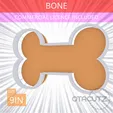 Bone~9in.gif Bone Cookie Cutter 9in / 22.9cm