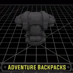 MODEL_RENDER_CULTS3d.630.gif STL file Marine Backpack - Safari Adventure・Design to download and 3D print
